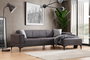 Atelier Del Sofa Horizon Right - Gris oscuro